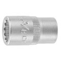 Holex 1/4 inch Drive Socket, 12 pt, 3/8 inch 630962 3/8